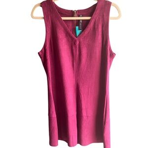 Lord and Taylor faux suede dress size L